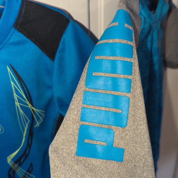 Puma Blue and Gray Kids Tee Set - Picture 14 of 16